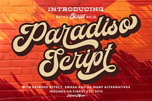 Paradiso Bold Script