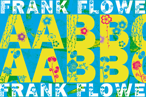 FrankFlowers, a Font by Wiescher-Design