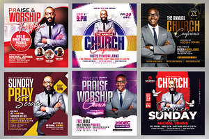 150 Church Flyers Bundle