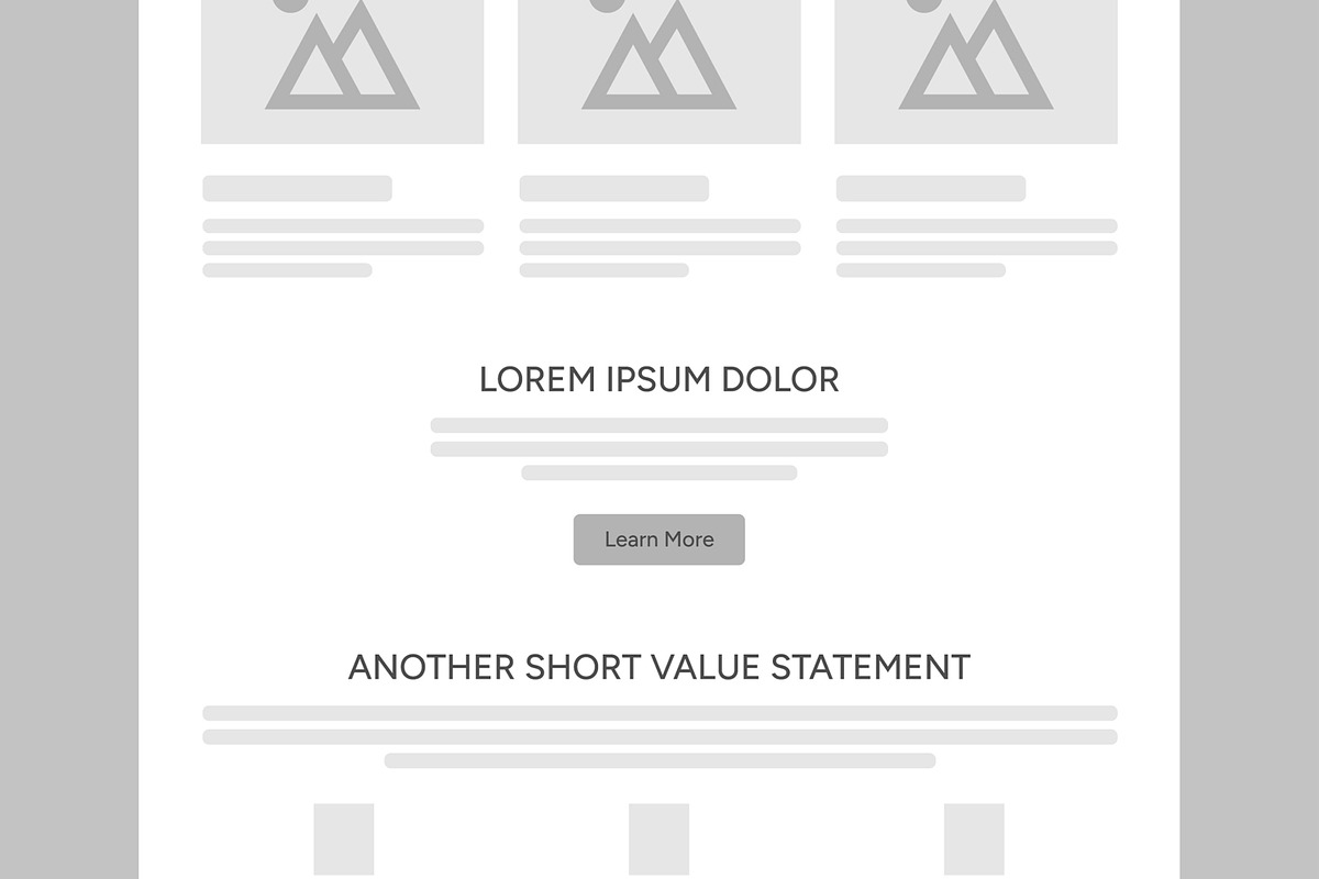 Wireframe Design Template, an UI Kit Template by CreativeShaper (Photo 4 of 5)