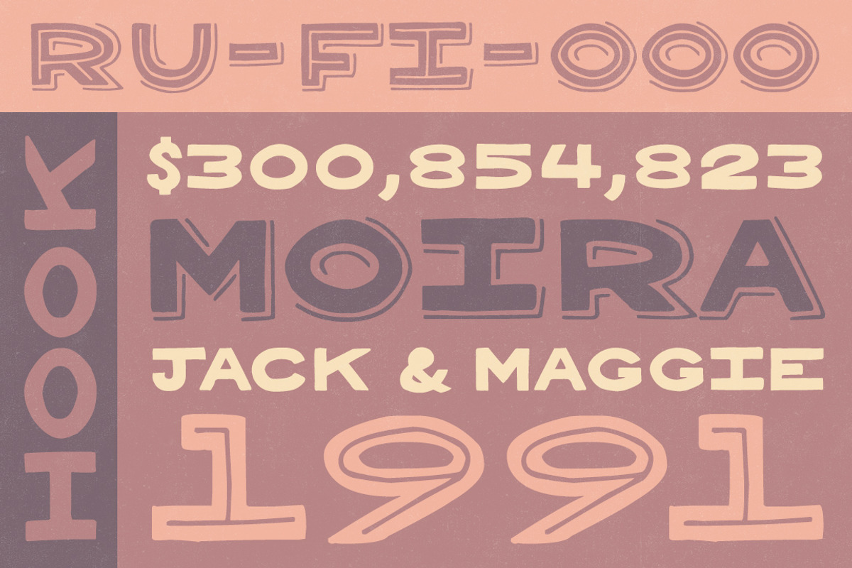 Bangarang 4 Font Family preview 2