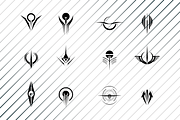 12 Sci-Fi Futuristic Vector Logos, an Object Graphic by ELU LABS (Thumbnail 1 of 3)