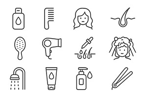 Hair care essentials for a healthy, an Object Illustration by ZinetroN