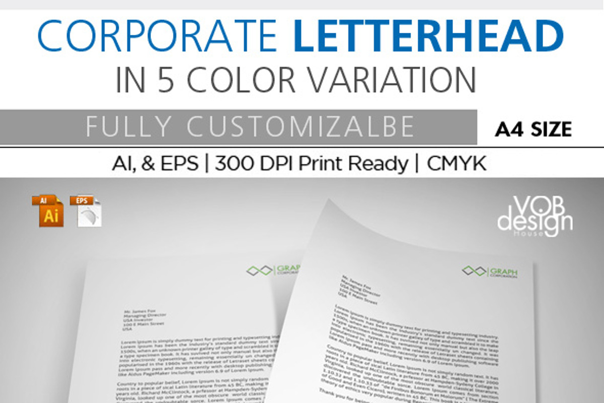 Letterhead, a Stationery Template by asimalikhan555 (Photo 6 of 6)