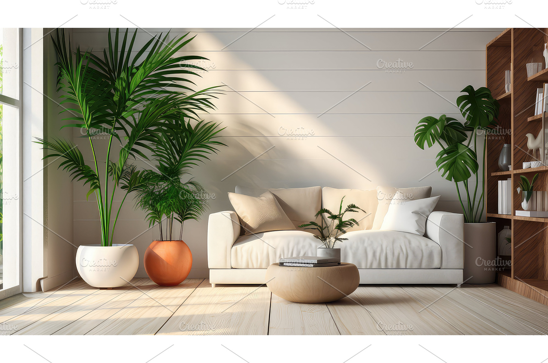 greenery plant interior background, a Nature Photo by pikepicture