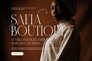 Brown Elegant Serif Display Font, a Serif Font by Graphicxell (Thumbnail 5 of 8)