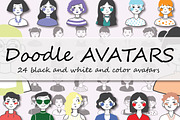 Doodle AVATARS, an Object Illustration by Virinaflora (Thumbnail 1 of 3)