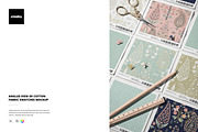 Cotton Fabric Swatches Mockup, a Merchandise Mockup by creatsy5 (Thumbnail 1 of 6)
