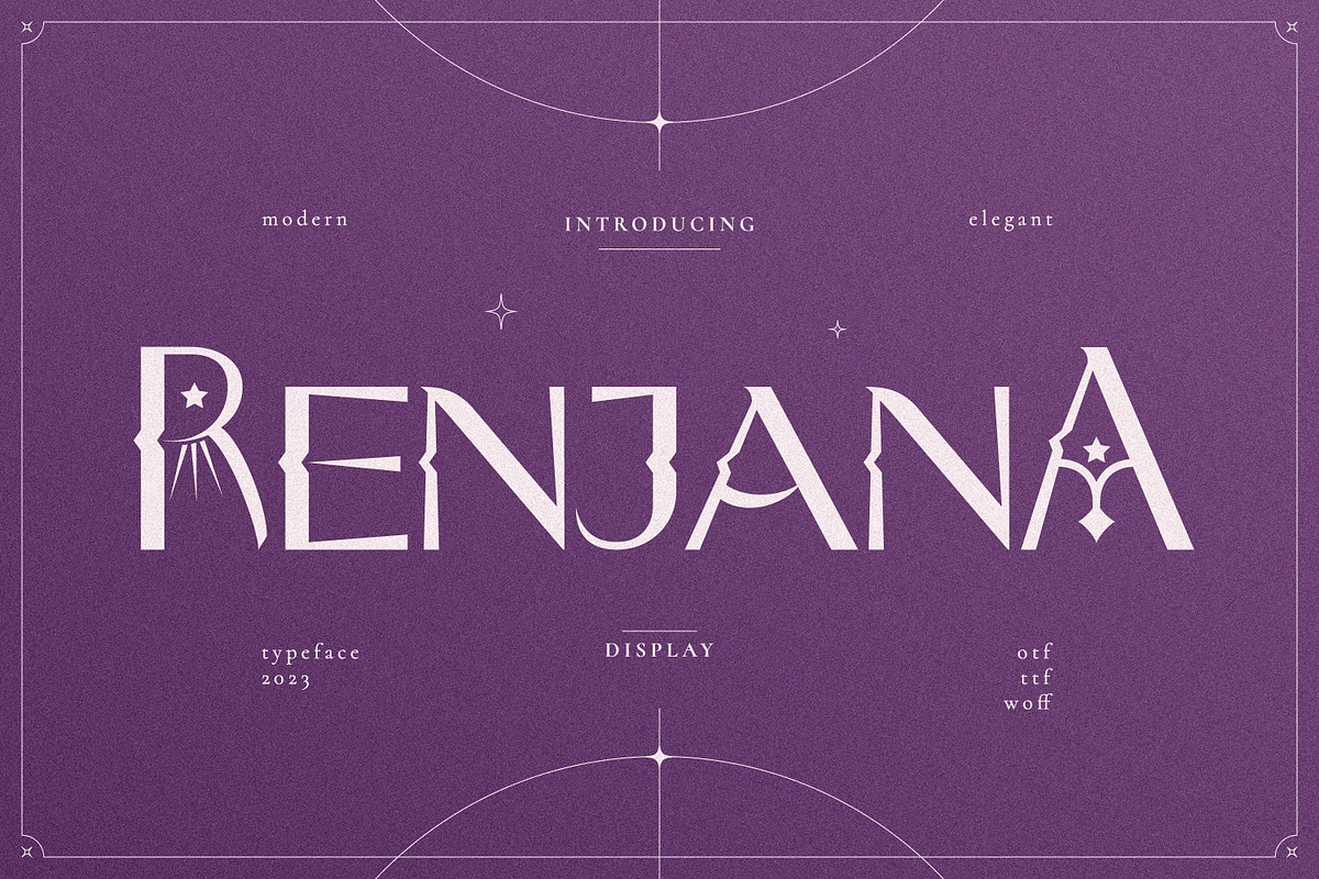 Renjana Typeface, a Handwritten Font by infernostudio3 (Photo 1 of 11)