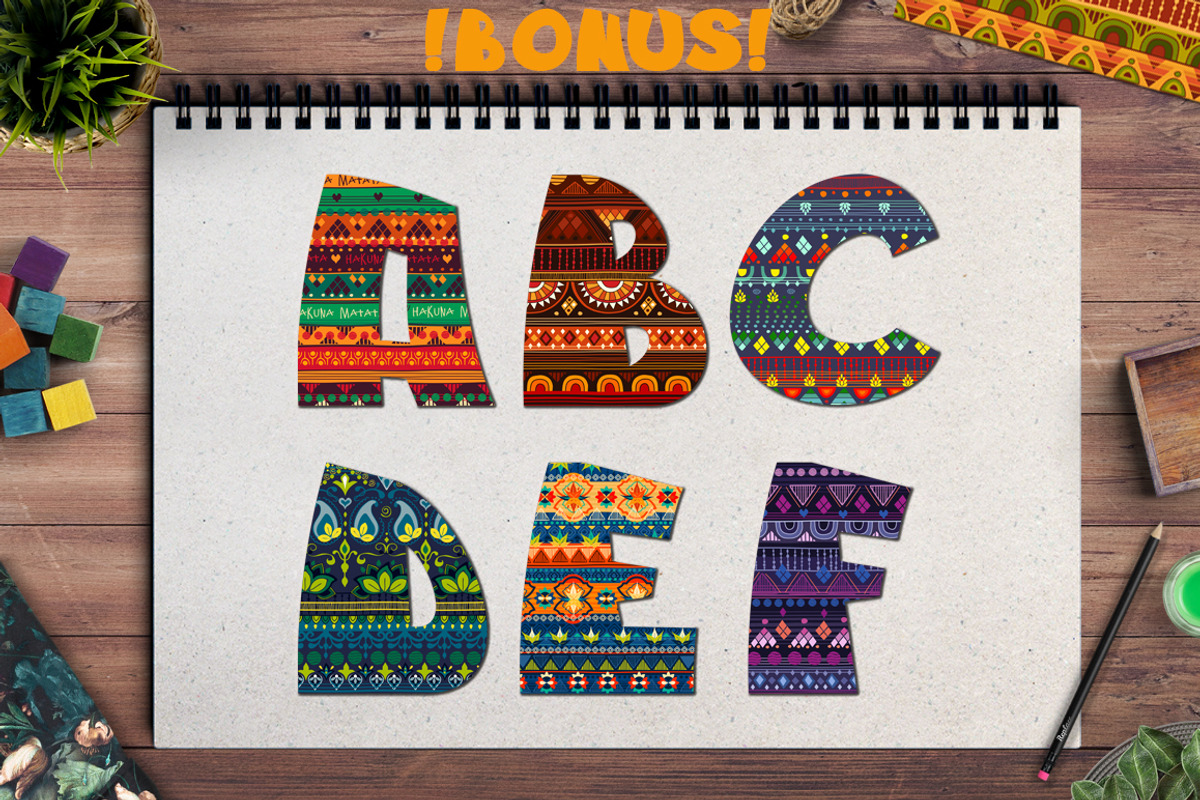 3 funny fonts JUNGLE, a Sans Serif Font by SwetTS (Photo 11 of 14)