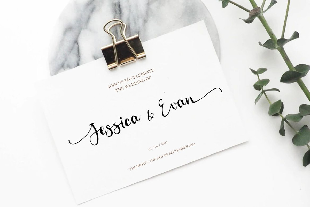 Secillia font, a Script Font by Burhan Afif (Photo 3 of 9)