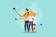 Traveling with children, a Person Illustration by Podis (Thumbnail 5 of 5)