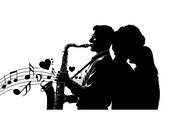 Saxophone Music Love Vector Bundle, an Illustration by Designs_River (Thumbnail 50 of 51)