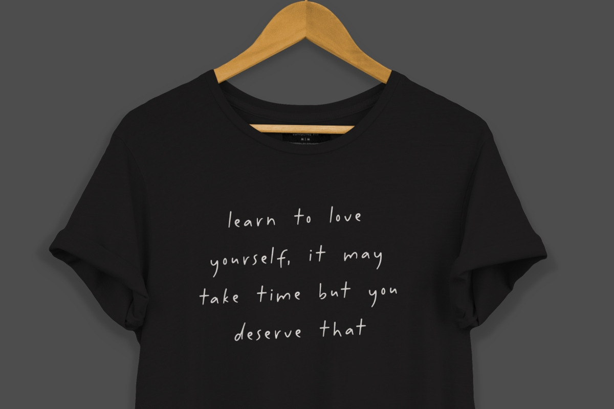 Meaningful Quotes Font, a Handwritten Font by Burhan Afif (Photo 6 of 10)