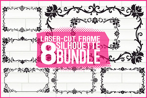 Decorative Frame Vector Bundle, an Illustration by yasushie