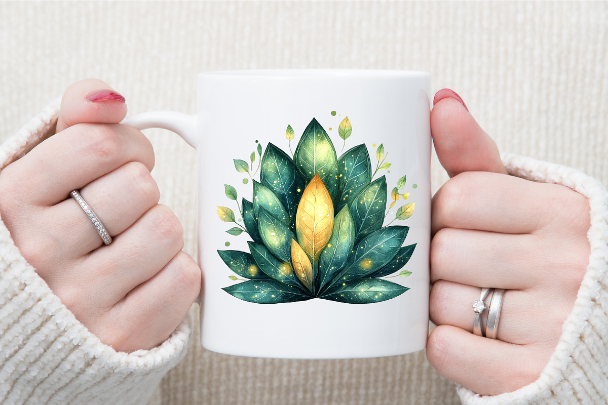 Magical Forest Clipart,Watercolor Fo, an Illustration by Sublimation Artist (Photo 5 of 6)