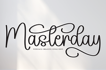 Masterday | Script Font
