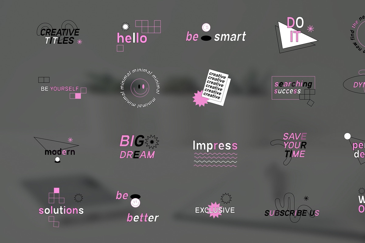 Creative Designer Titles for DaVinci, a Templates & Theme by FlashFXbox (Photo 1 of 2)