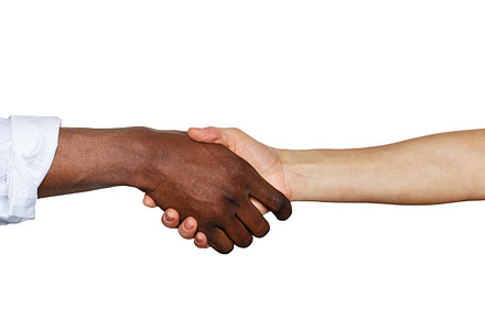Handshake african and caucasian stock photo containing caucasian and african, a Person Photo by Elena Vagengeim