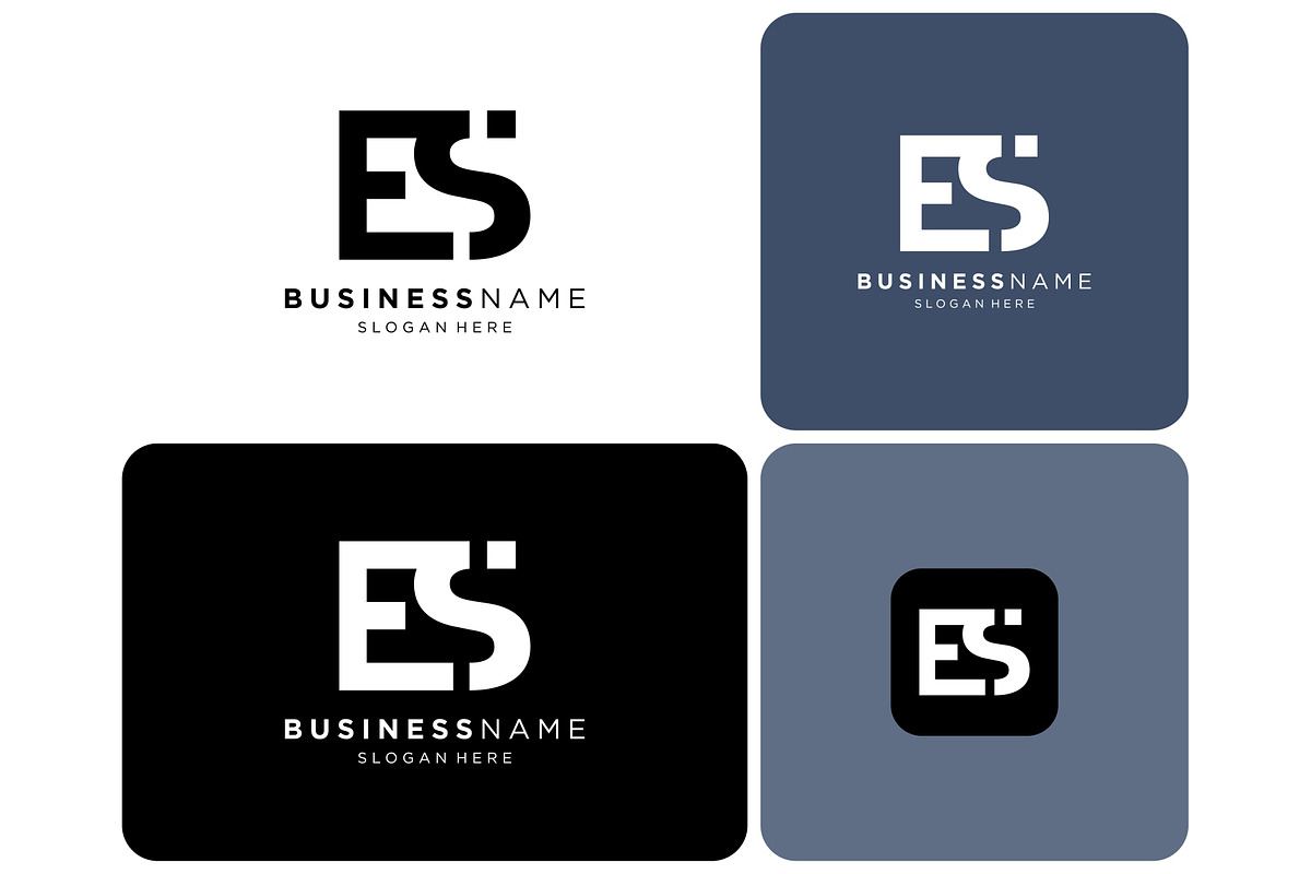 Letter ES Monogram Logo, a Branding & Logo Template by ika trisiana (Photo 1 of 2)