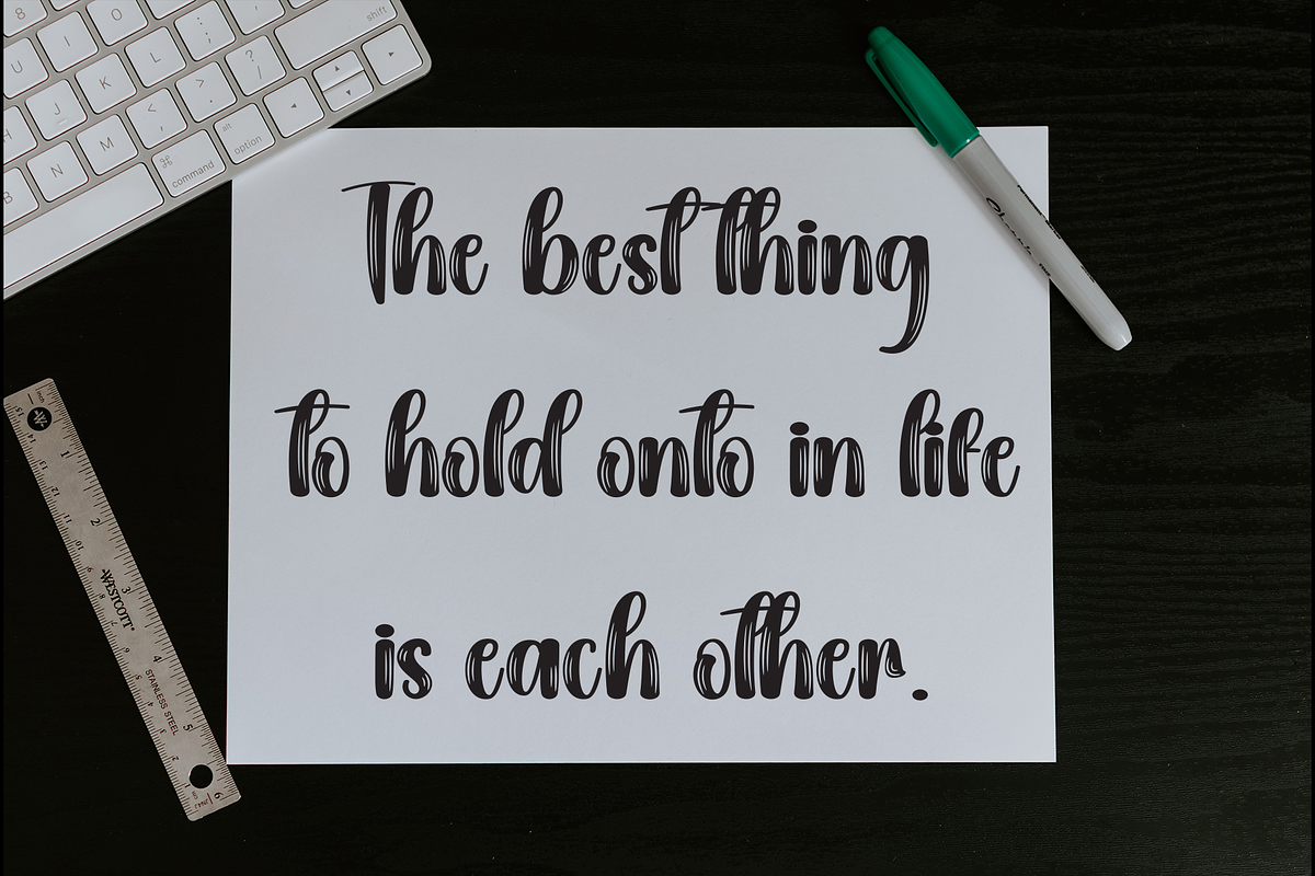 Butter | Script Font, a Handwritten Font by Scratchones (Photo 4 of 8)