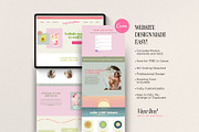 Canva Colorful Vibrant Website, a Landing Page Template by HAYAG Creatives (Thumbnail 2 of 8)