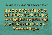 Benload, a Script Font by ahweproject (Thumbnail 2 of 9)