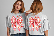 Valentines Day Coquette Bow PNG, an Illustration by SinaCreation (Thumbnail 5 of 11)