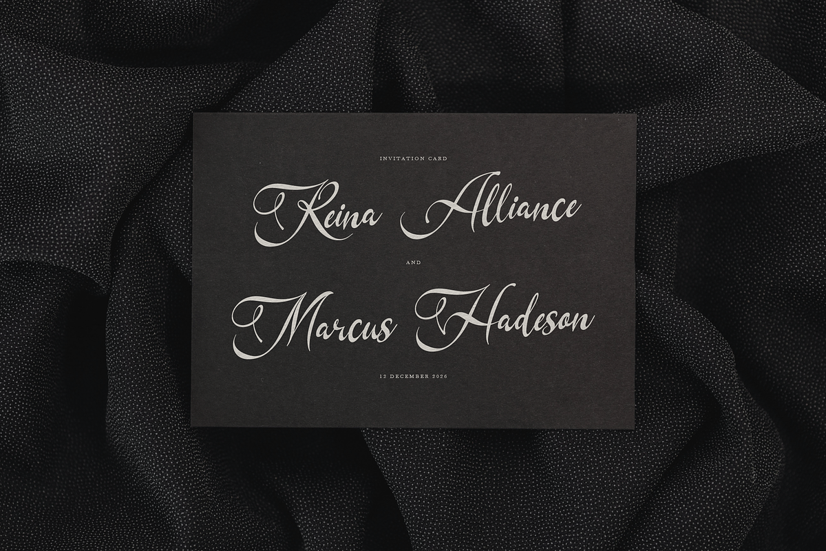 Kadegon | Beauty Calligraphy Script, a Script Font by gracetype_studio (Photo 9 of 12)