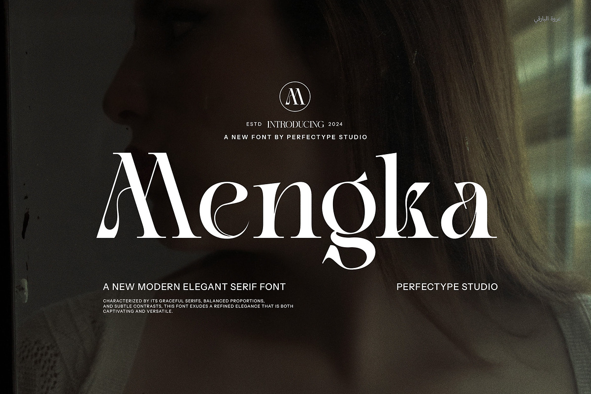 Mengka Elegant Serif Font, a Serif Font by Perfectype (Photo 1 of 8)