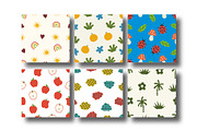 Kids Illustration Seamless Patterns, a Pattern Graphic by KristianStudio (Thumbnail 2 of 5)