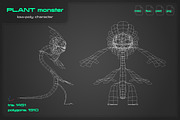 PLANT monster, a Characters & Person 3D Model by stallfish's art store (Thumbnail 2 of 4)