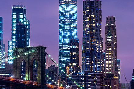 Skyline Brooklyn Bridge NYC, an Architecture Photo by Munco Art & Design