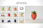 FRUITS, a Food & Drink 3D Model by K.SweeTheArt (Thumbnail 4 of 7)