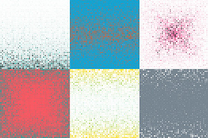 Vector Dots Pattern Backgrounds