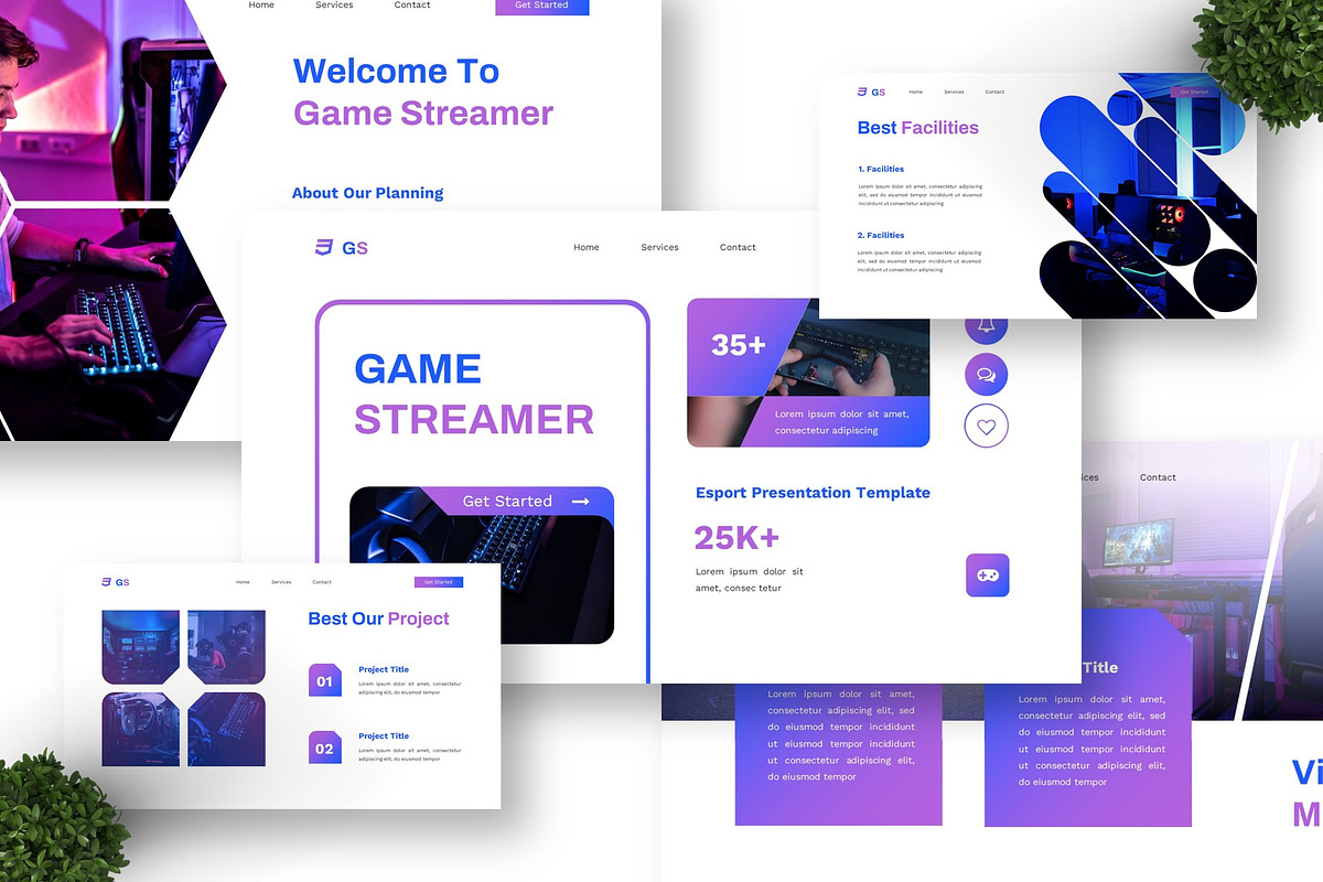 Game Streamer - Esport Powerpoint preview 5