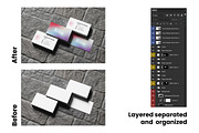 Realistic Business Card Mockup, an Advertising Mockup by My Code Std (Thumbnail 6 of 6)