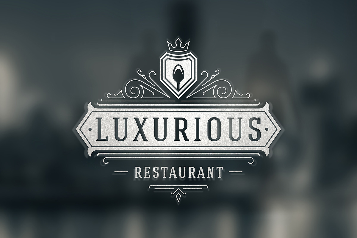 36 Restaurant Logos and Badges, a Branding & Logo Template by Vasya Kobelev (Photo 9 of 16)