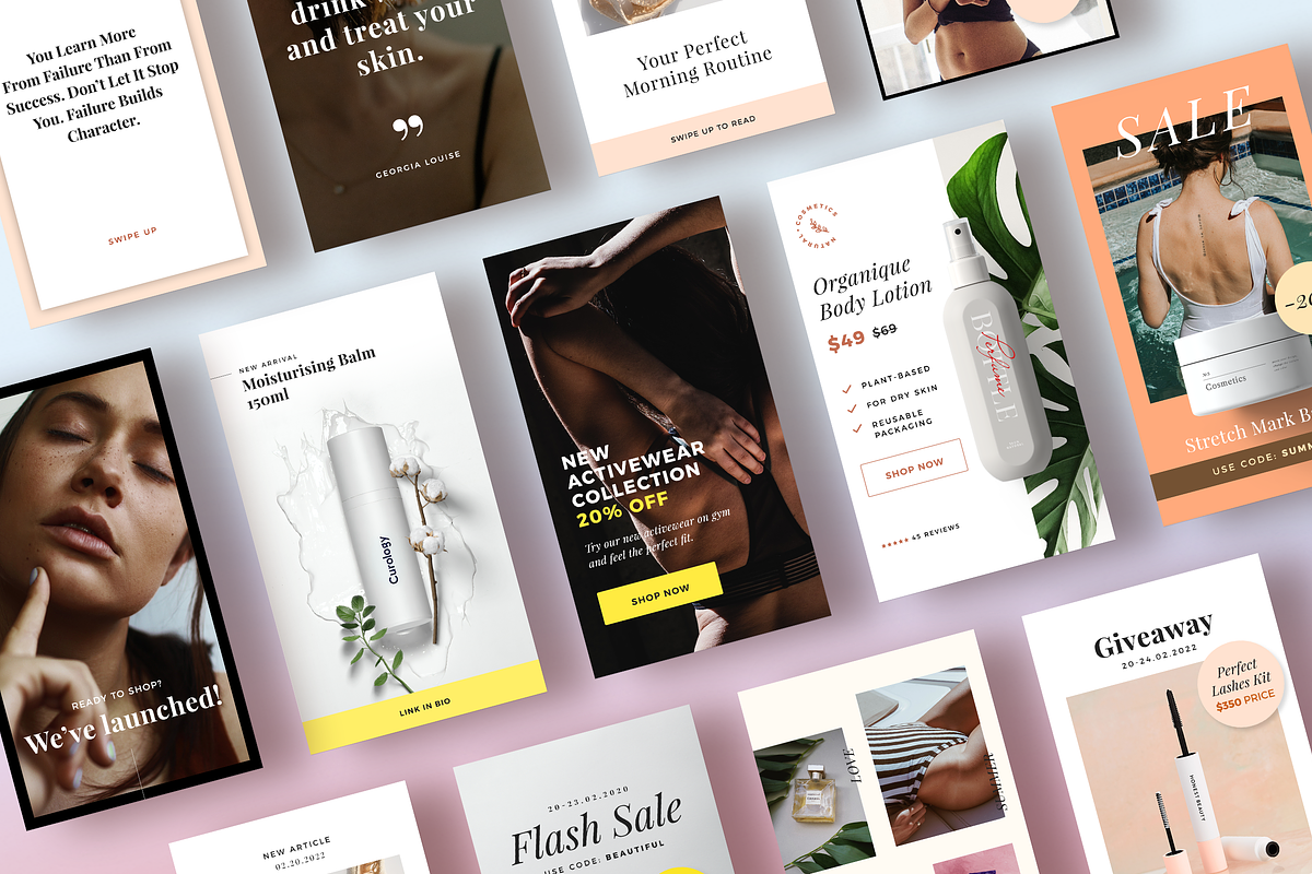 20 unique Social Media Templates, a Social Media Template by The Cave Graphics (Photo 2 of 7)