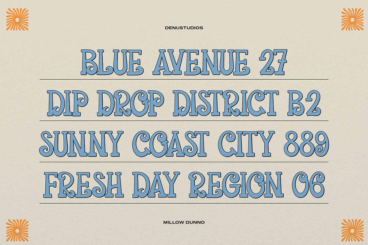 Millow Dunno | Playful Hand Drawn, a Handwritten Font by Denustudios (Photo 5 of 12)