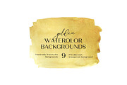 Gold Yellow Watercolors, a Decorative Illustration by AnnelyBlooms (Thumbnail 4 of 8)