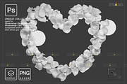 White Rose Petals photo overlays, an Object Graphic by 2SUNS (Thumbnail 4 of 9)