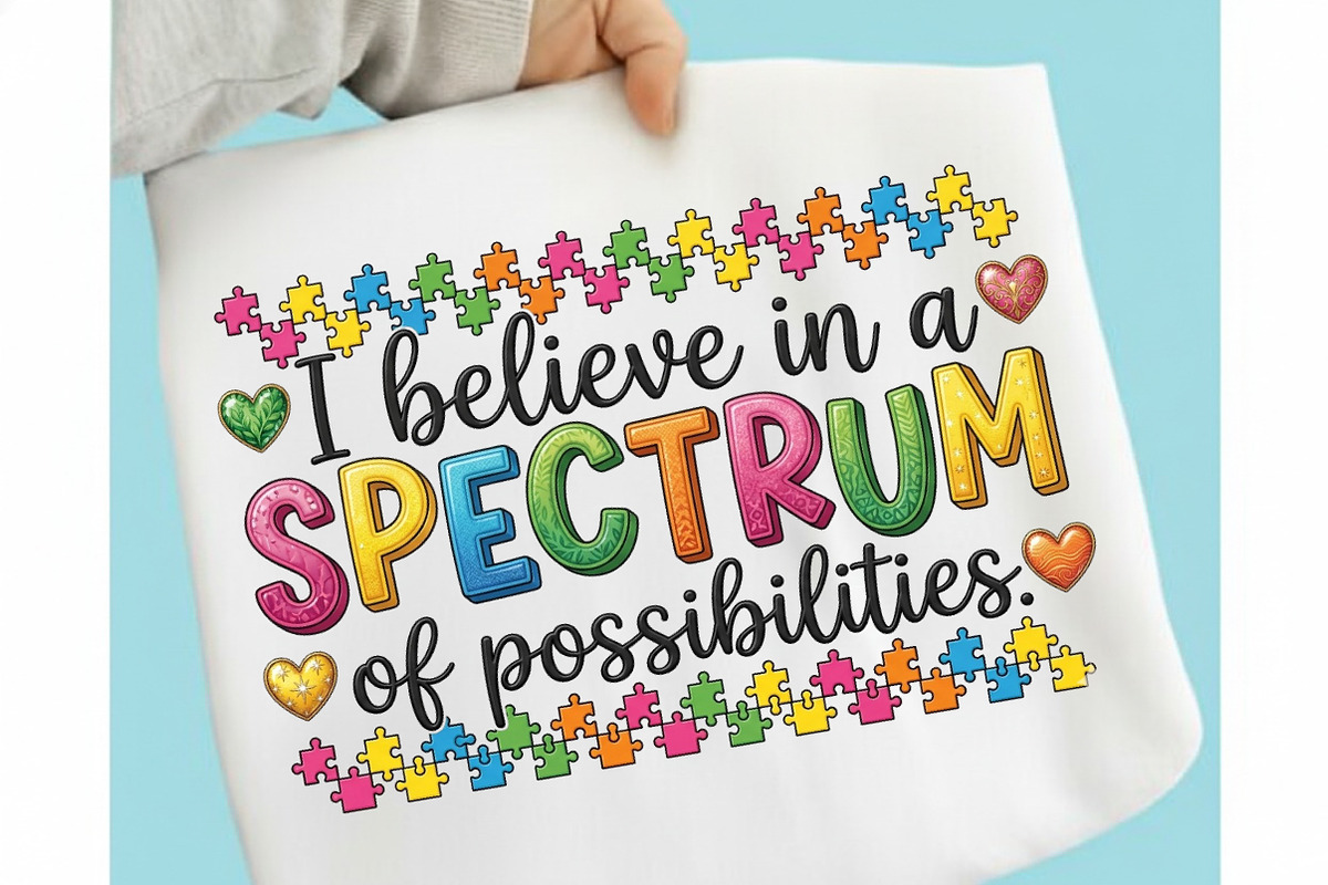 Spectrum of Possibilities Autism Png, an Illustration by designcity5 (Photo 1 of 4)