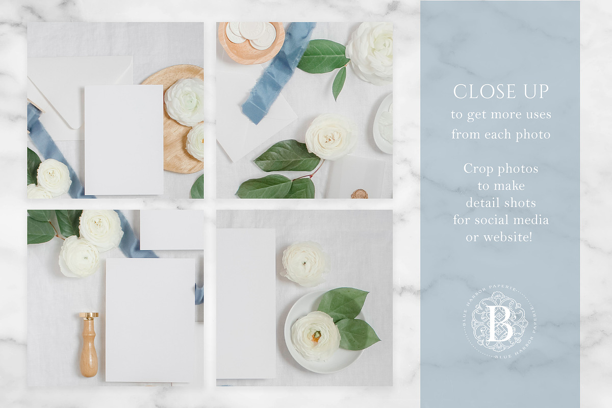 Ribbon & Stationery Mockups, a Photo by BlueHarborPaperie (Photo 5 of 7)