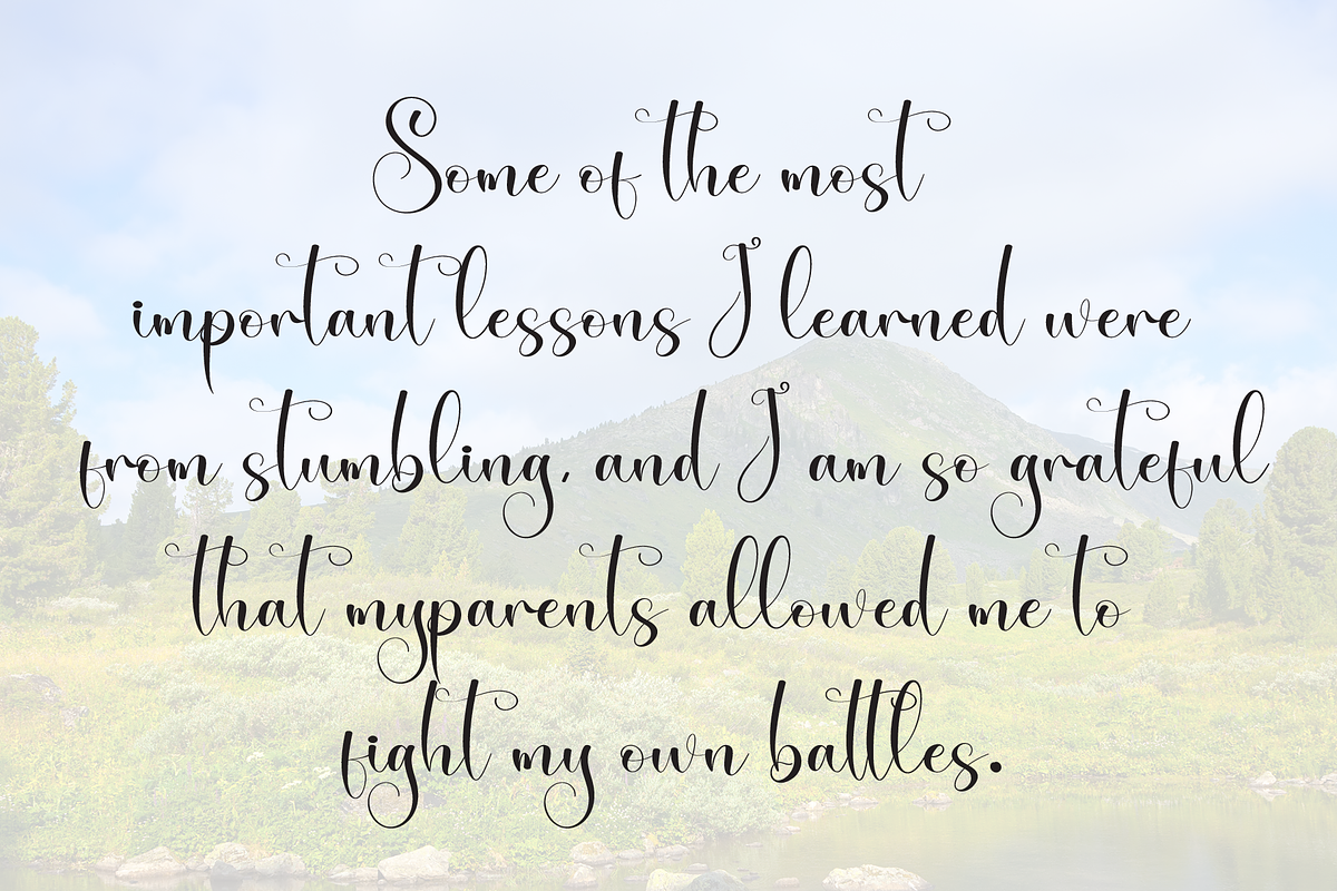 Homestay | Script Font, a Handwritten Font by Scratchones (Photo 6 of 9)