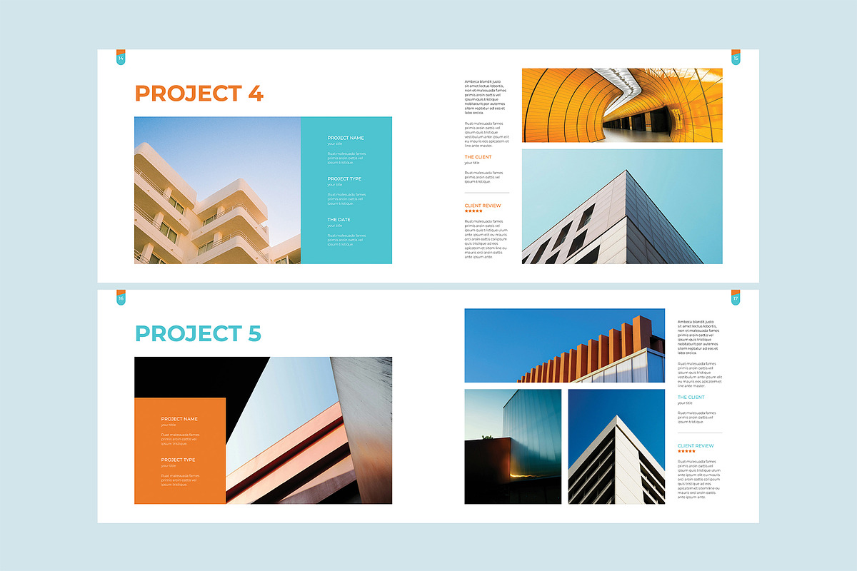 A5 Architecture Portfolio, a Brochure Template by WOWPro (Photo 6 of 8)