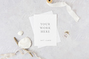 BUNDLE: 5x7 stationery mockup pack, a Print Template by White Hart Co. (Thumbnail 2 of 9)