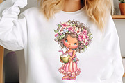 Summer Girls Png Clipart Bundle, an Illustration by SinaCreation (Thumbnail 8 of 9)