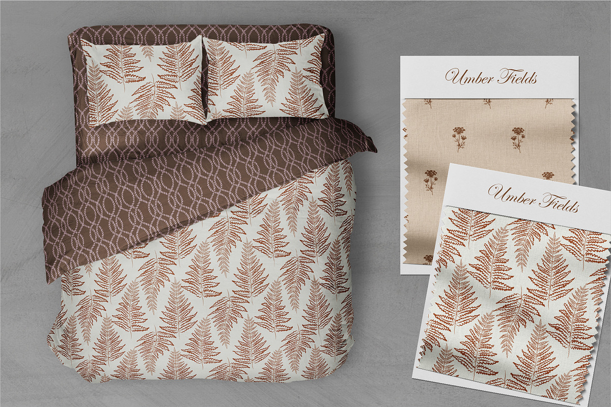 Umber Fields - Seamless Patterns, a Pattern Graphic by InaCorart (Photo 6 of 13)