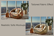 Tailored Fabric Sofa Mockups, a Household Mockup by Vika_Softlife (Thumbnail 4 of 9)